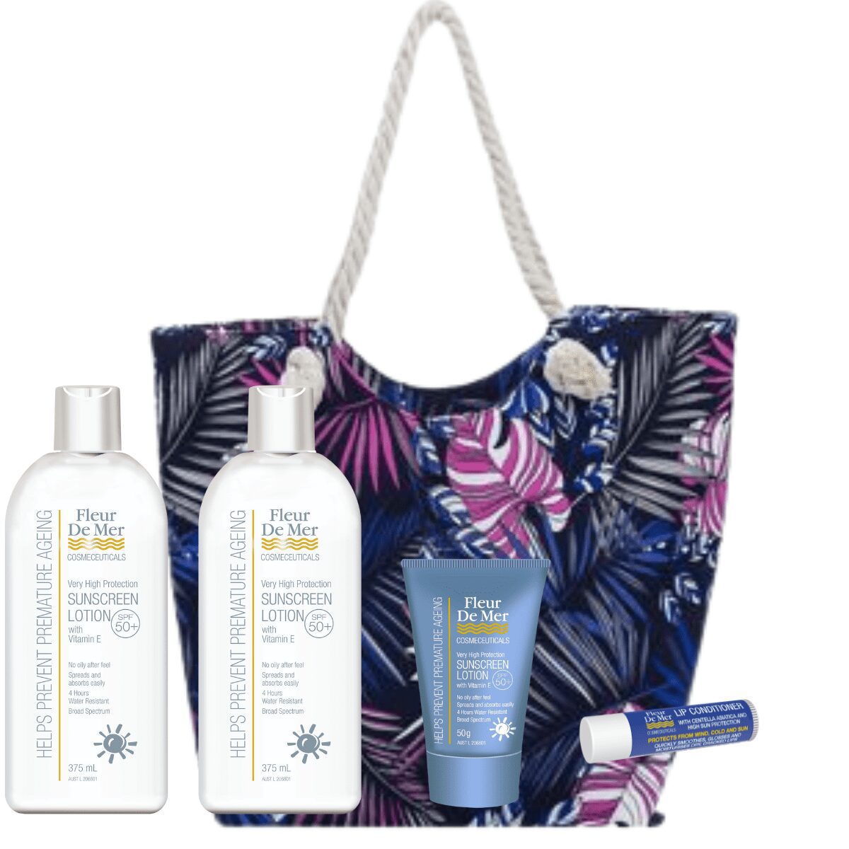 FDM Sunscreen Beach-bag Set